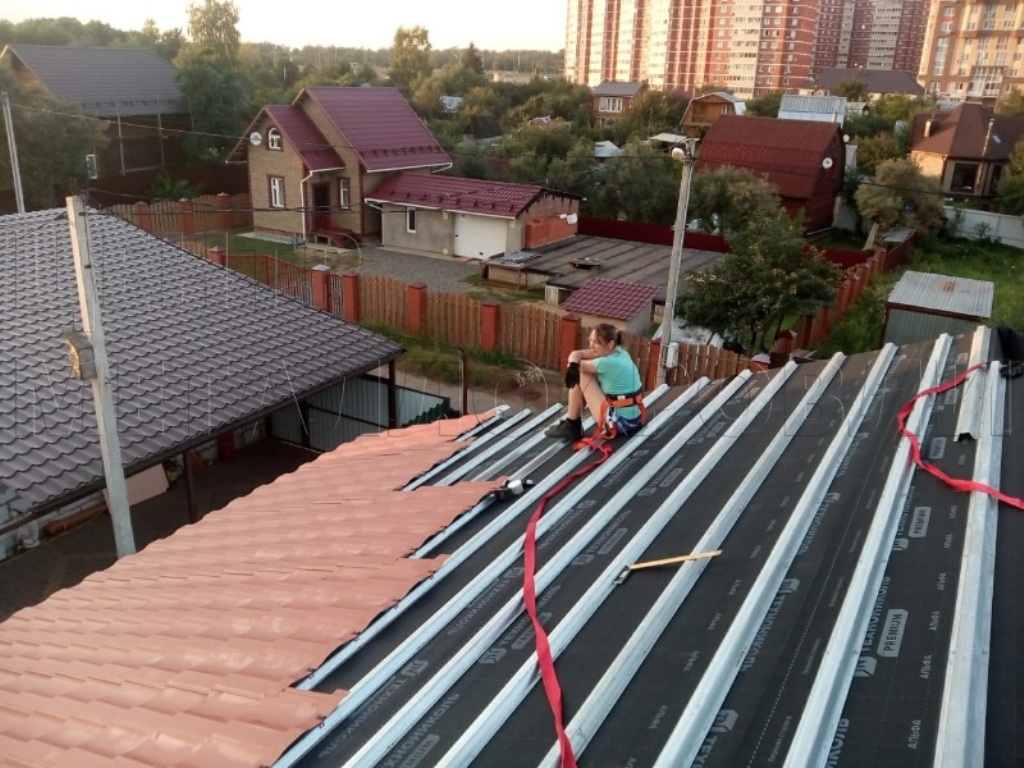 Металлочерепица Геркулес 8004 терракотовый Стальной Бархат от Центра Металлокровли в Тамбове