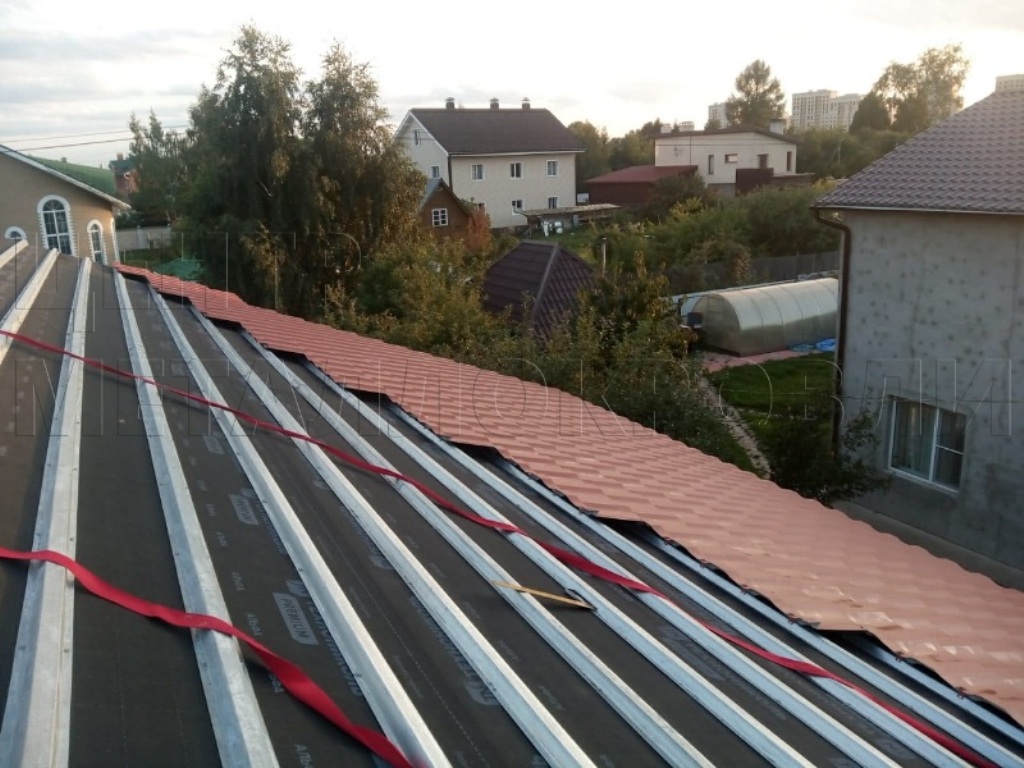 Металлочерепица Геркулес 8004 терракотовый Стальной Бархат от Центра Металлокровли в Тамбове